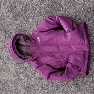 GIRLS NORTH FACE PARKER COAT